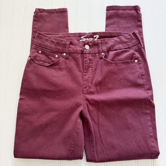 Seven7 Denim - Seven7 Tummyless High Rise Slimming Stretch Skinny Jeans - Size 10